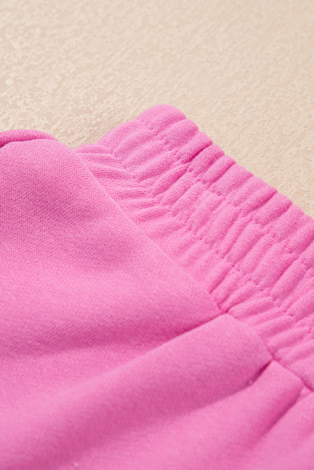 Beau Blue Accent Pullover and Shorts Two Piece Casual Set