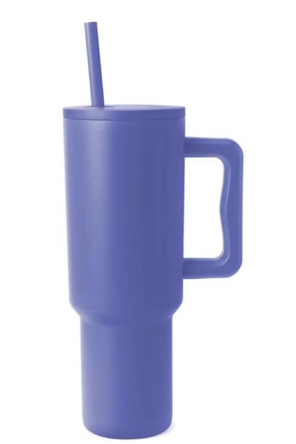 Monochromatic Stainless-Steel Tumbler with Matching Straw
