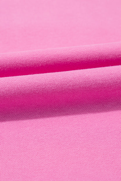 Beau Blue Accent Pullover and Shorts Two Piece Casual Set