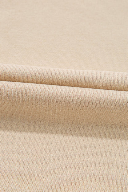 Beau Blue Accent Pullover and Shorts Two Piece Casual Set