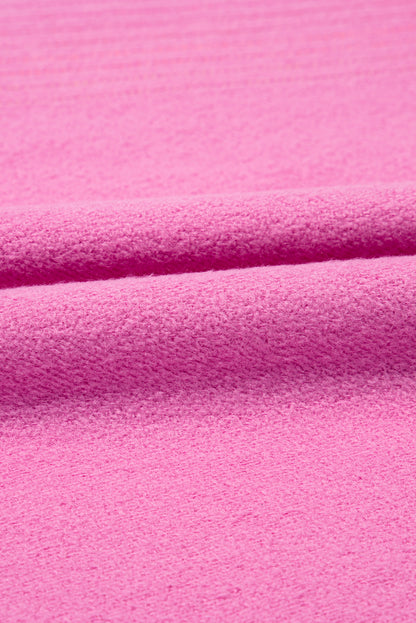 Beau Blue Accent Pullover and Shorts Two Piece Casual Set